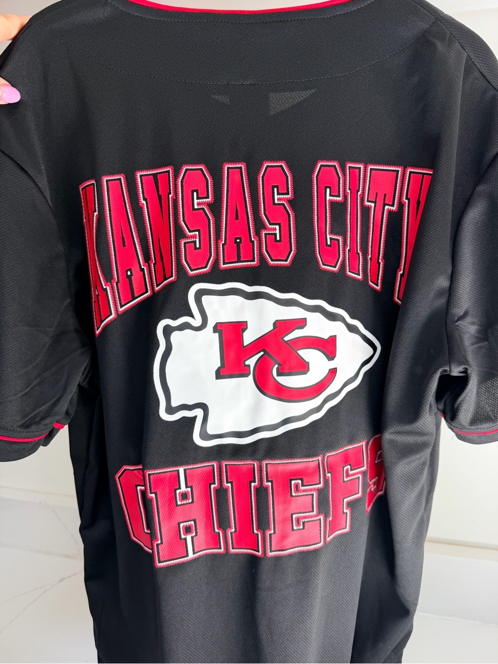 NFL Kansas City Chiefs Baseball Jersey